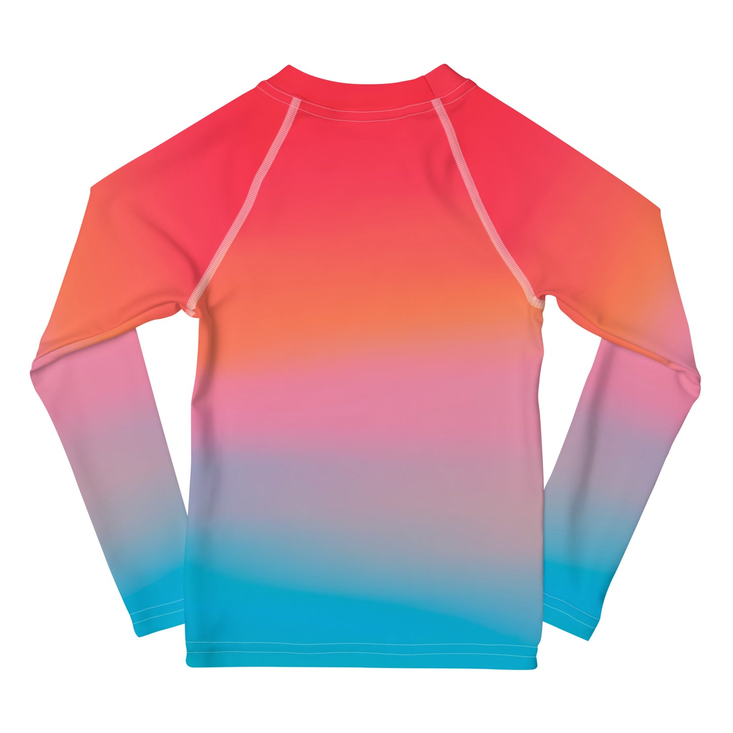 YMT classics kids long sleeve rash guard swim top UPF50 rainbow dream impression.